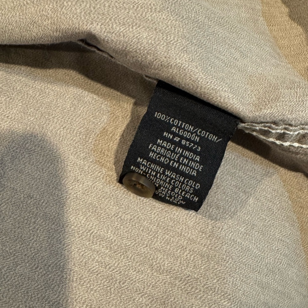 Men's Beige Patterned Shirt - Picture 4 of 7